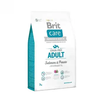 Brit Care Yetişkin Köpekler İçin, Tahılsız, Somonlu Kuru Mama 3 kg