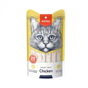 Wanpy Tavuklu Sıvı Kedi Ödül Maması (25 x 14 g)