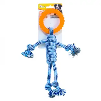 Eastland Plastik Halkalı İp Adam Köpek Oyuncağı (30 cm)