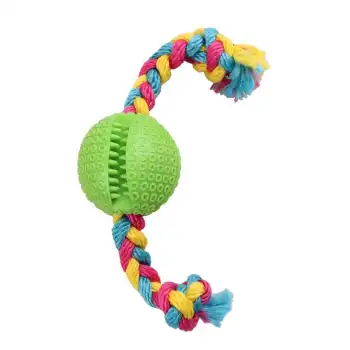 Eastland İpli Plastik Rugby Topu Köpek Oyuncağı (6,5 cm)