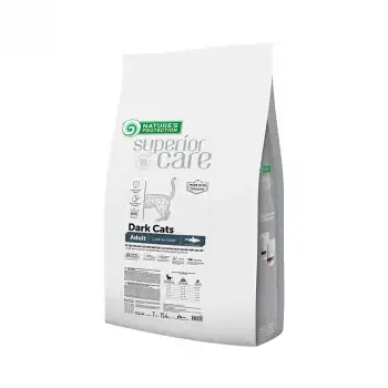 Natures Protection Siyah Kürklü Kediler İçin Ringa Balıklı Yetişkin Kedi Maması (1,5 Kg)