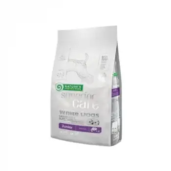 Natures Protection Beyaz Tüylü Köpekler İçin Somonlu Yavru Köpek Maması (1,5 kg)