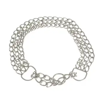 Dog Plus Köpekler İçin Üç Katlı Zincir Tasma 2,5 Mm 55 Cm