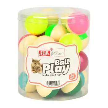 Flip Kedi Oyun Topu Renkli