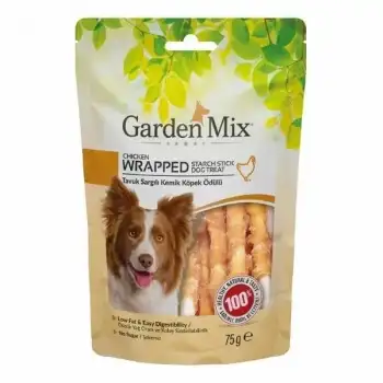 Garden Mix Tavuk Eti Sargılı Kemik Stick Köpek Ödül Maması 75 Gr