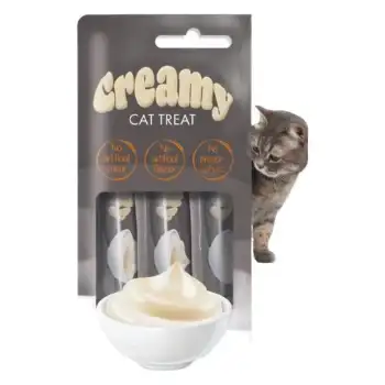 M-Pets Creamy Cat Kedi Ödülü Morina Balıklı Ve Biftekli 4X15 Gr