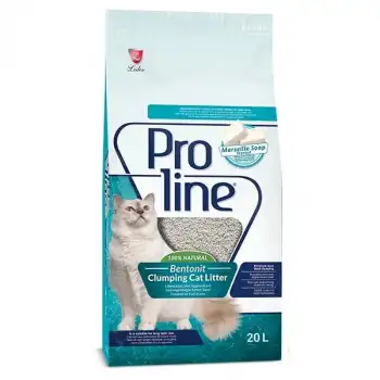 Proline Marsilya Sabun Kokulu Topaklanan Bentonit Kedi Kumu 20 LT