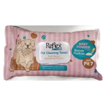 Reflex Care Evcil Hayvan Temizleme Mendili (50 Yaprak)