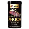 Tropical Softline Africa Carnivore Afrika Balıkları İçin Batan Yumuşak Taneli Cips Balık Yemi 100 Ml 52 Gr