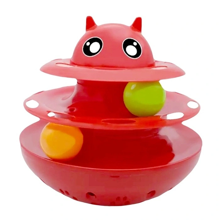 Nunbell Mama Hazneli Kırmızı Hacı Yatmaz Kedi Oyuncağı