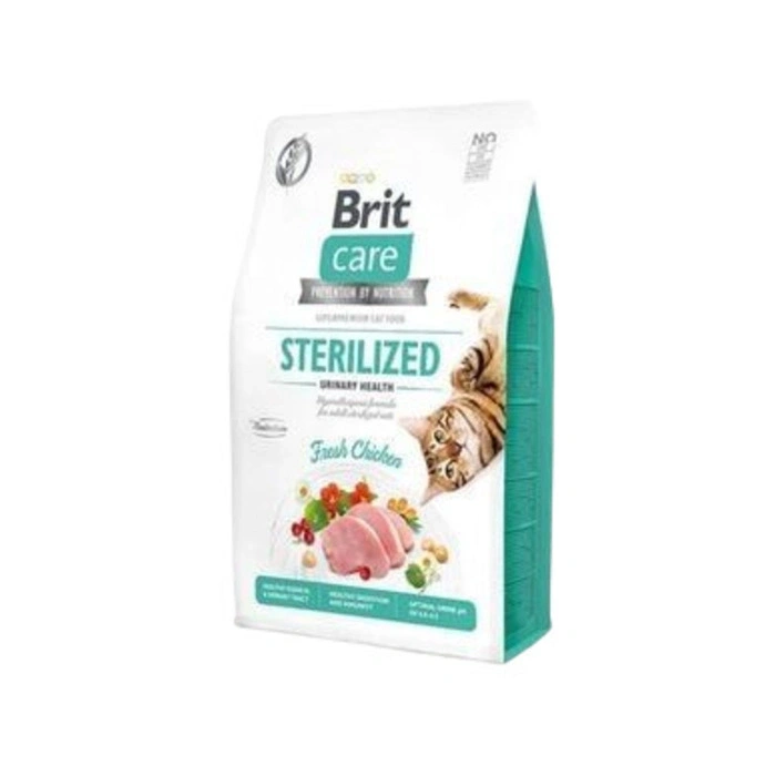 Brit Care Hipoalerjenik Sterilized Urinary Tahılsız Tavuklu Kısırlaştırılmış Kedi Maması 2 Kg