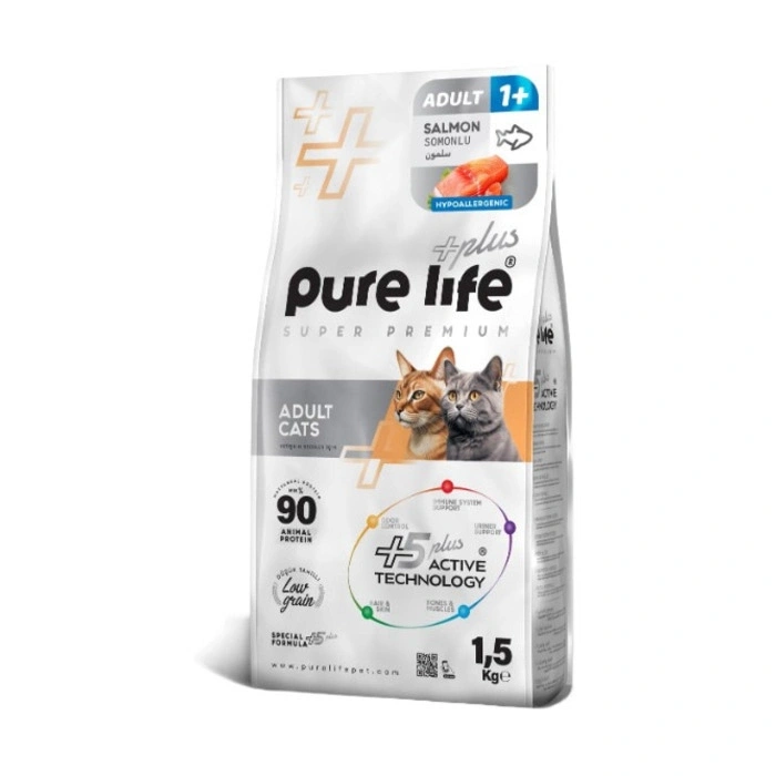 Pure Life Plus Adult Somonlu Kedi Maması 1,5 Kg