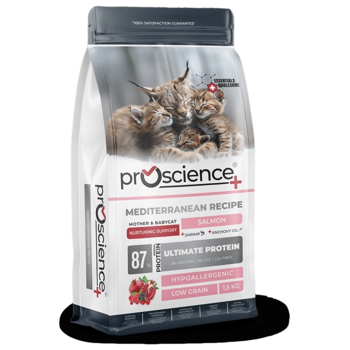 Pro Science Somonlu Anne Ve Yavru Kedi Maması 1.5 Kg