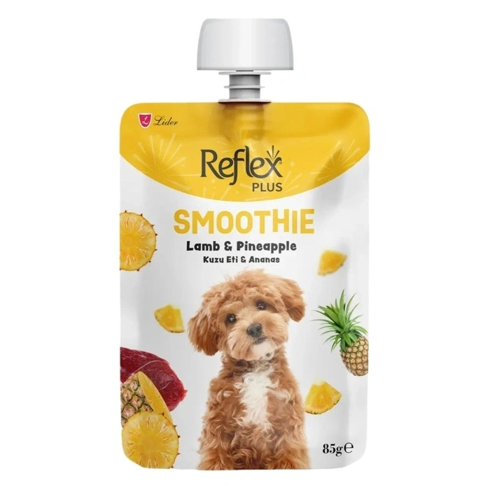 Reflex Plus Smoothie Kuzu Etli ve Ananaslı Sıvı Yetişkin Köpek Ödül Maması