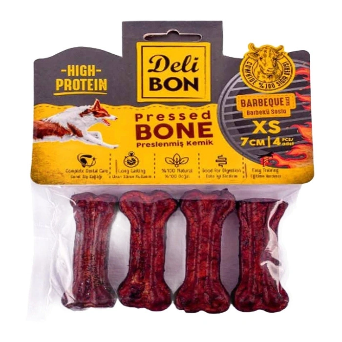 Delibon Barbekü Soslu Kemik 7 Cm 4lü