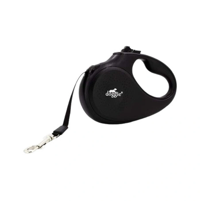 Doggie Master Otomatik Köpek Tasması Siyah Xs 3 M