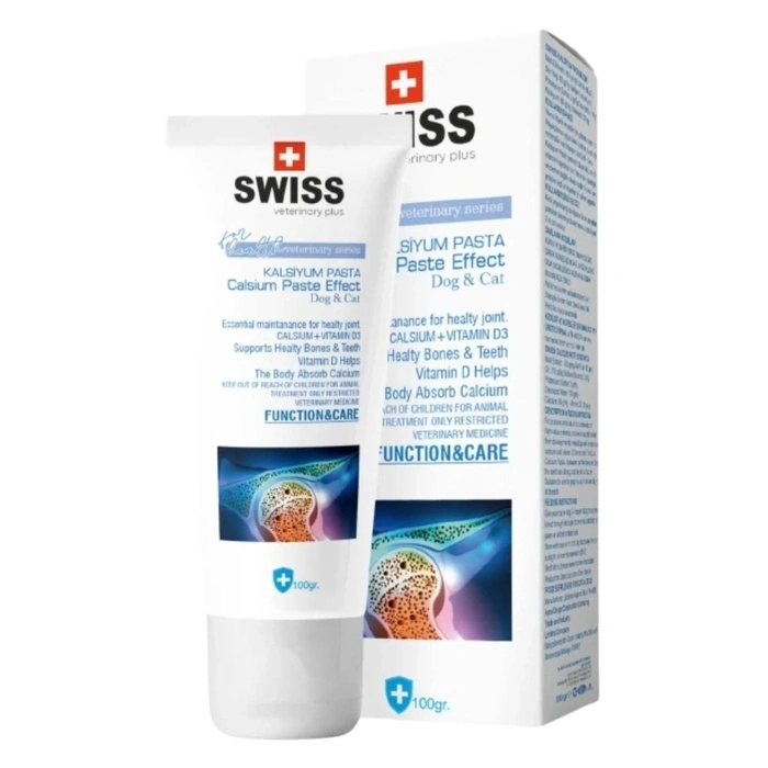 Swiss Calcium Pasta Kedi Ve Köpek Kalsiyum Desteği 100 Gr