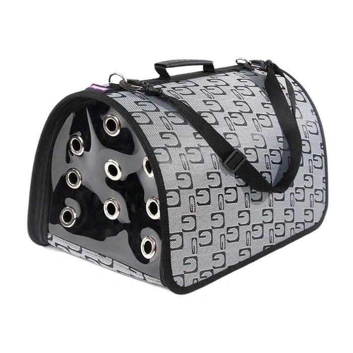 Pet Pretty Fly Bag Kapalı Taşıma Çantası Gri 44X28X28 Cm