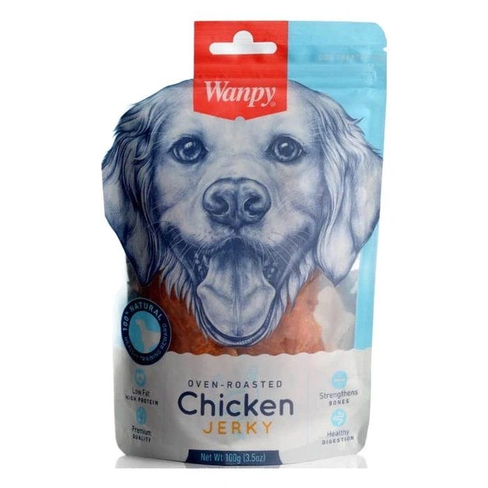Wanpy Kavrulmuş Tavuk Parçaları Köpek Ödülü 100gr