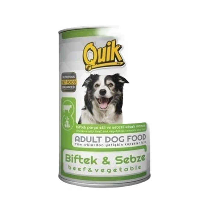 Quik Biftekli & Sebzeli Köpek Konservesi 415 g