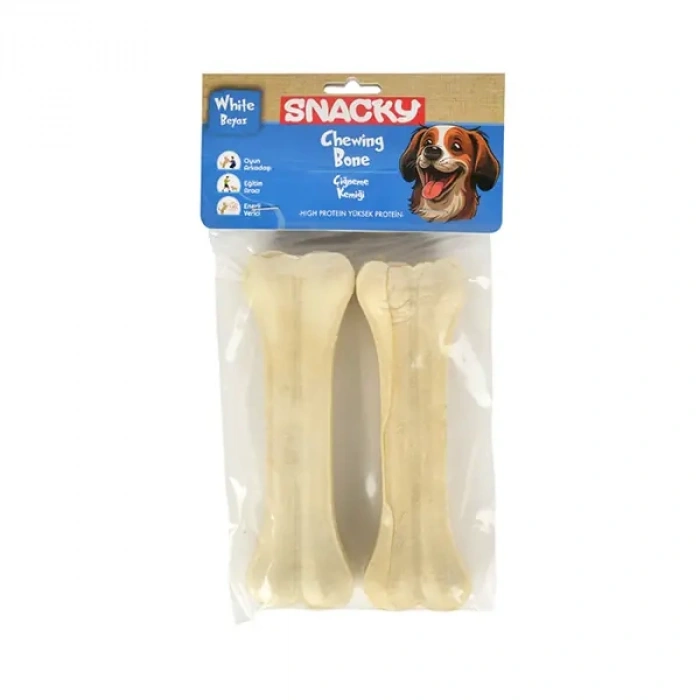 Snacky Beyaz Köpek Çiğneme Kemiği 2x15 Cm