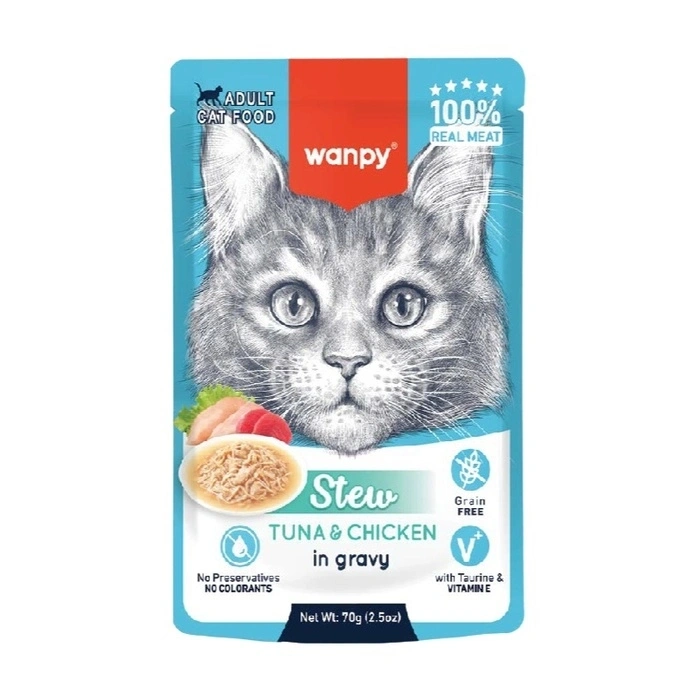 Ton Balıklı & Tavuklu Yaş Kedi Maması 70 Gr