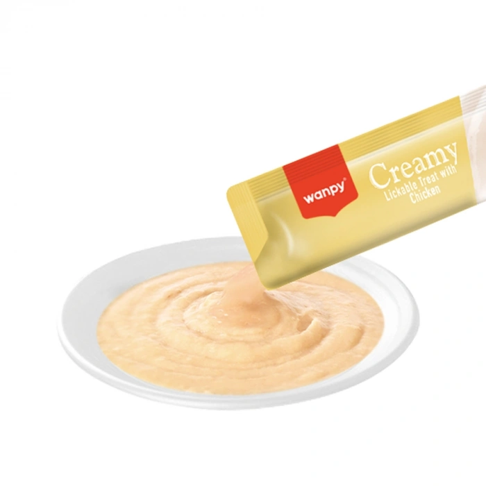 Wanpy Bağışıklık Güçlendirici Tavuk Etli Sıvı Kedi Ödülü (5 x 14 g)