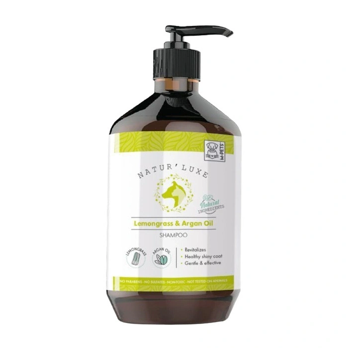 M-Pets Naturluxe Lemongrass & Argan Oil Köpek Şampuanı (500 ml)