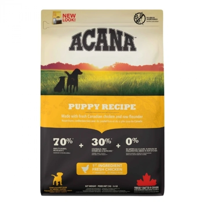 Acana Puppy Tahılsız Tavuk ve Balıklı Yavru Köpek Maması 2 Kg