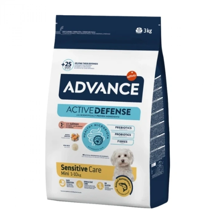 Advance Mini Sensitive Somonlu Küçük Irk Yetişkin Köpek Maması 3 Kg