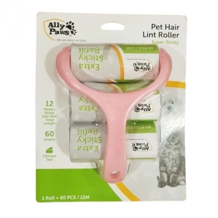 Ally Paws Kedi ve Köpek Tüy Toplama Rulosu 60 Yaprak