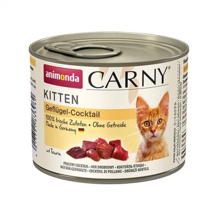 Animonda Carny Kitten Kümes Hayvanlı Konserve Kedi Maması 200 Gr