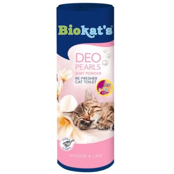 Biokats Deo Pearls Kedi Kumu Parfümü Bedek Pudrası Kokulu 700 Gr