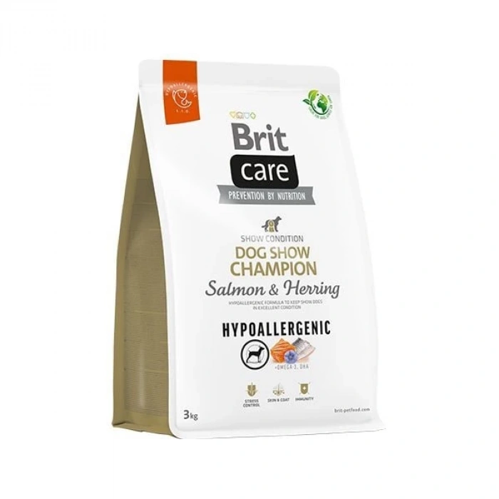 Brit Care Hypo-Allergenic Champion Somonlu ve Ringa Balıklı Yetişkin Köpek Maması 3 Kg