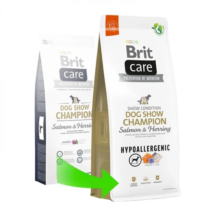 Brit Care Hypo-Allergenic Champion Somonlu ve Ringa Balıklı Yetişkin Köpek Maması 3 Kg