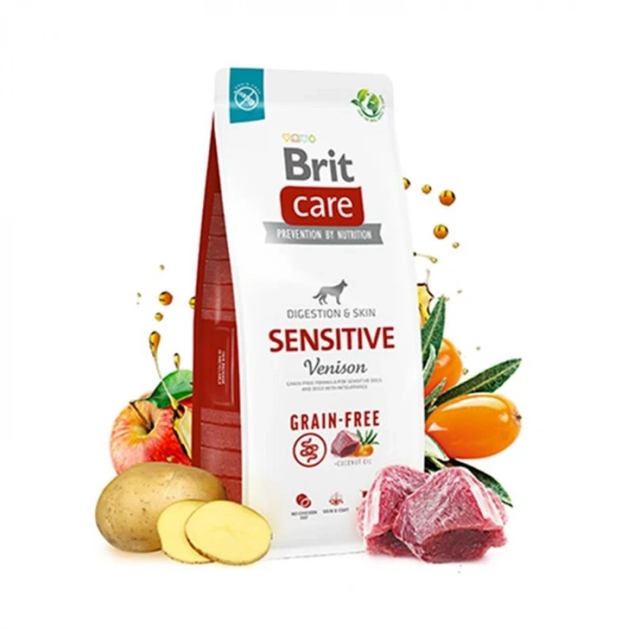 Brit Care Sensitive Tahılsız Geyik Etli Yetişkin Köpek Maması 12 Kg