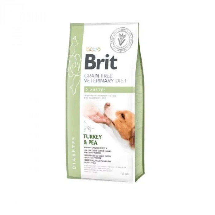 Brit Veterinary Tahılsız Diet Diabetes Diyabet Hastalığı Hindili ve Yumurtalı Yetişkin Köpek Maması 12 Kg
