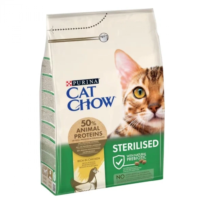 Cat Chow Sterilised Tavuklu Kısırlaştırılmış Kedi Maması 3 Kg
