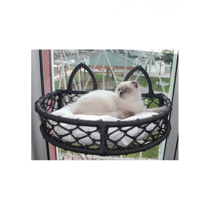 CozyCat Kedi Cam Yatağı & Cam Askılı Vantuzlu Kedi Yatağı