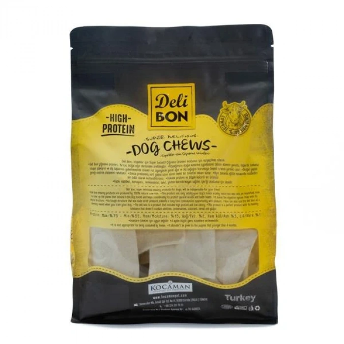 Delibon Beyaz Deri Köpek Cipsi Ödül Maması 400 Gr