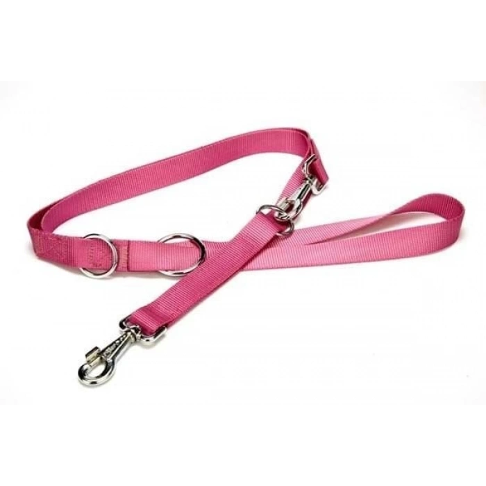 Doggie Classic Dokuma Köpek Gezdirme Tasması Medium Mor 2.5x120-190 Cm