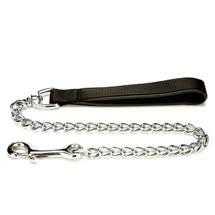 Doggie Comfort Dokuma Köpek Gezdirme Tasması Medium Siyah 4.5x80 Cm