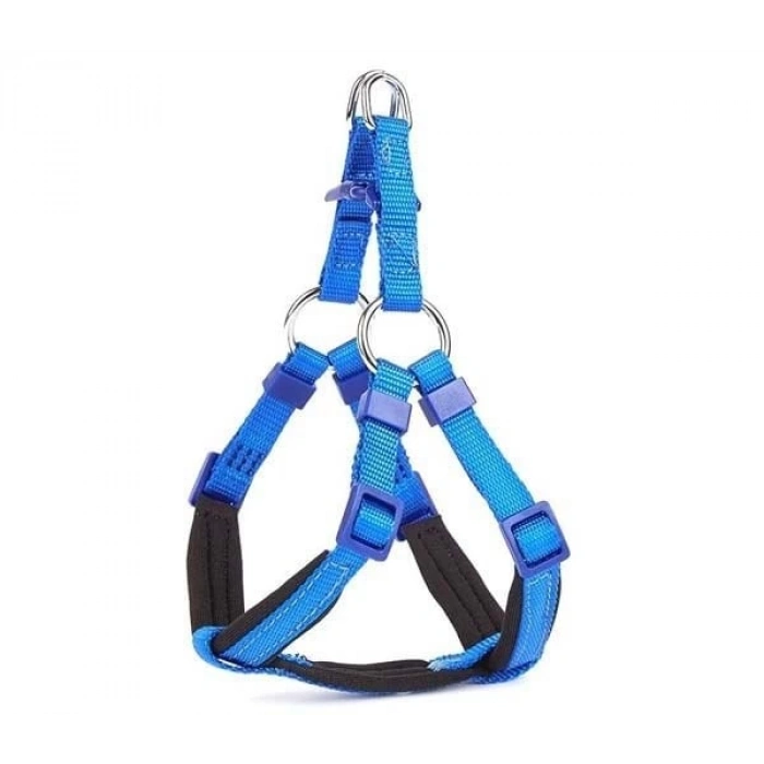 Doggie Comfort Dokuma Ronin Köpek Göğüs Tasması Xxsmall Mavi 1x30-35 Cm