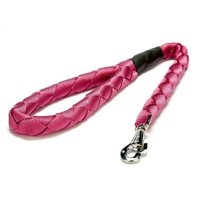 Doggie Örgülü Dokuma Köpek Gezdirme Tasması Medium Mor 3x100 Cm