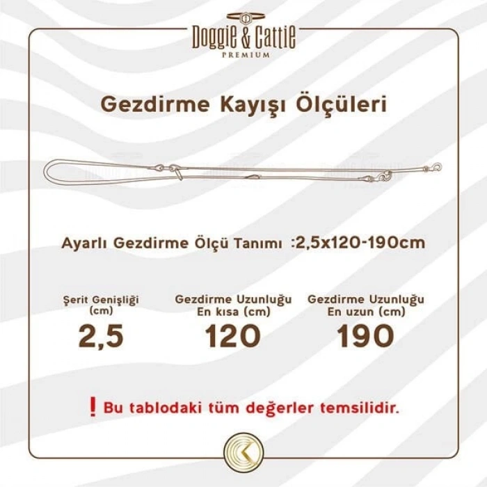 Doggie Yağlı Derili 4 Örgülü El Tutmaçsız Köpek Eğitim Gezdirme Kayışı Small Kahverengi 1.1x150 Cm