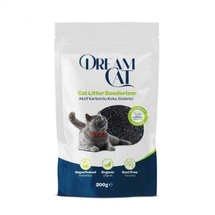 Dream Cat Aktif Karbonlu Kedi Kumu Koku Giderici 200 Gr