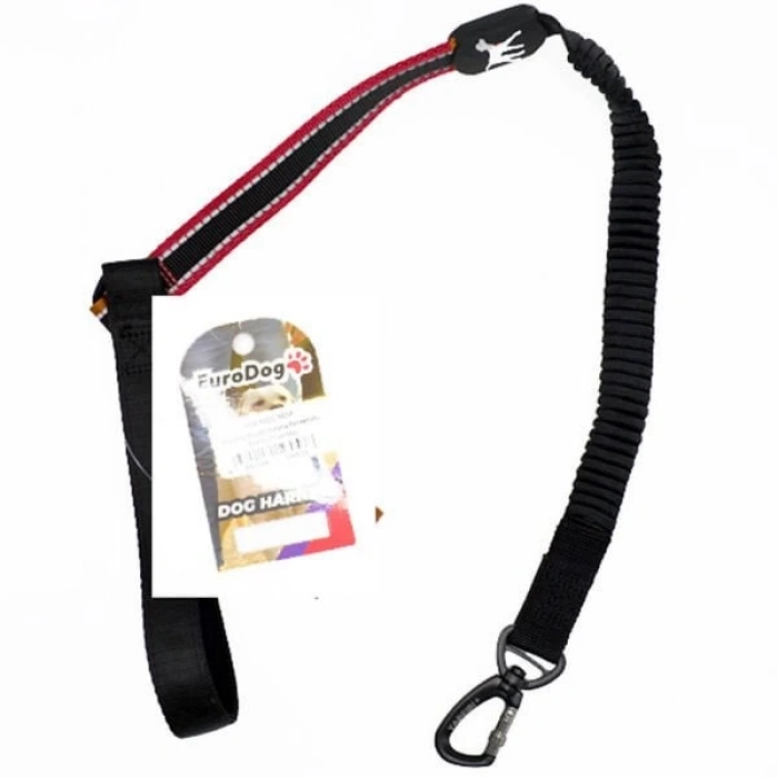 Euro Dog Lastikli Köpek Uzatma Tasması Kırmızı 25 Mm 120 Cm