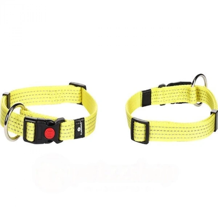 Flamingo Köpek Boyun Tasması Sarı 30-45 Cm