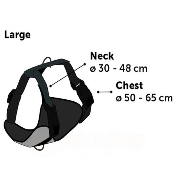 Flamingo Milou Köpek Göğüs Tasması Small Mavi 30-45 Cm