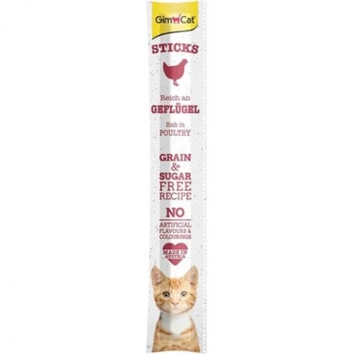 Gimcat Sticks Kümes Hayvanlı Çubuk Kedi Ödül Maması 50 Gr